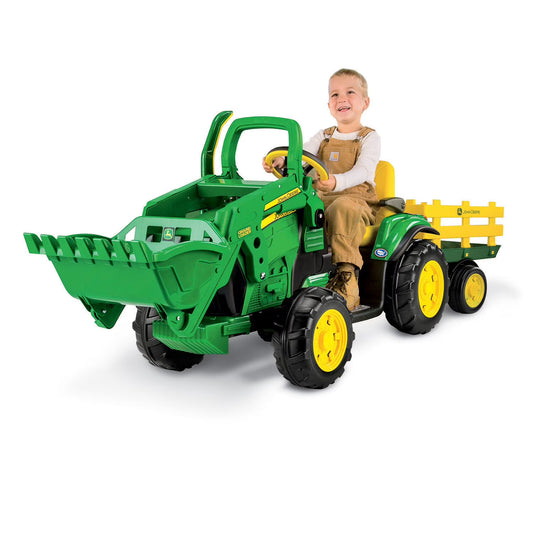 John Deere Ground Loader 12V Ride-On