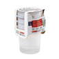 Round Translucent Food Container with Lid, 4 qt., 3 pk.