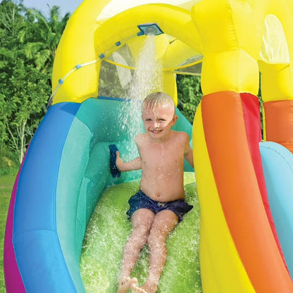 H2OGO! Rainbow Adventure Kids Inflatable Mega Water Park