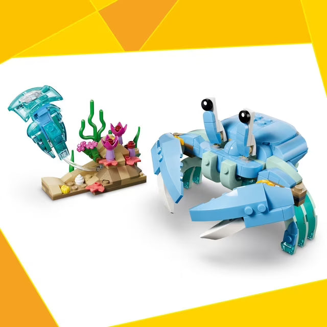 LEGO Creator 3 in 1 Sea Animals: Beautiful Dolphins Building Set, 542 pc.
