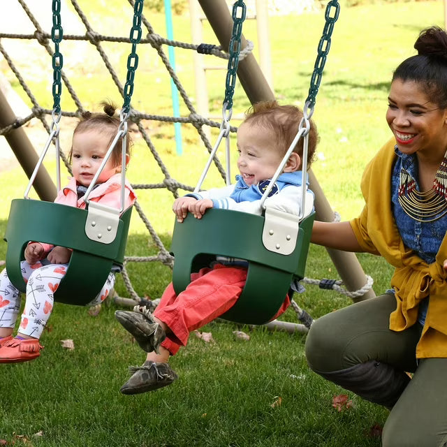 Toddler Bucket Swing with Coated Chain