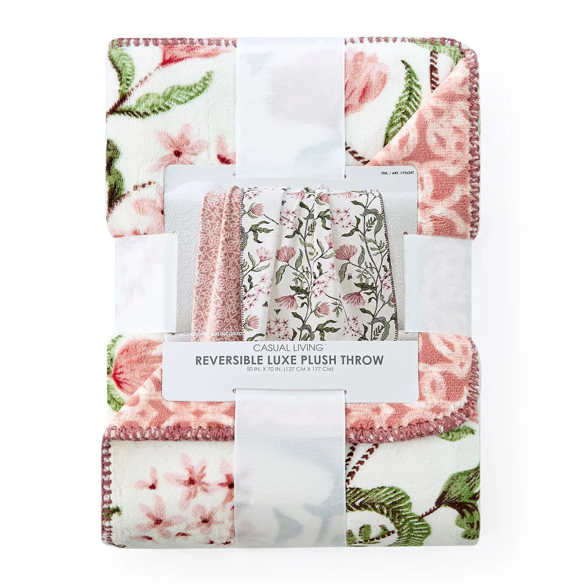 Casual Living Reversible Luxe Plush Throw