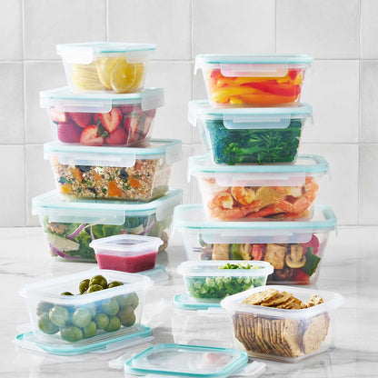 24-Piece Plastic Food Storage Set