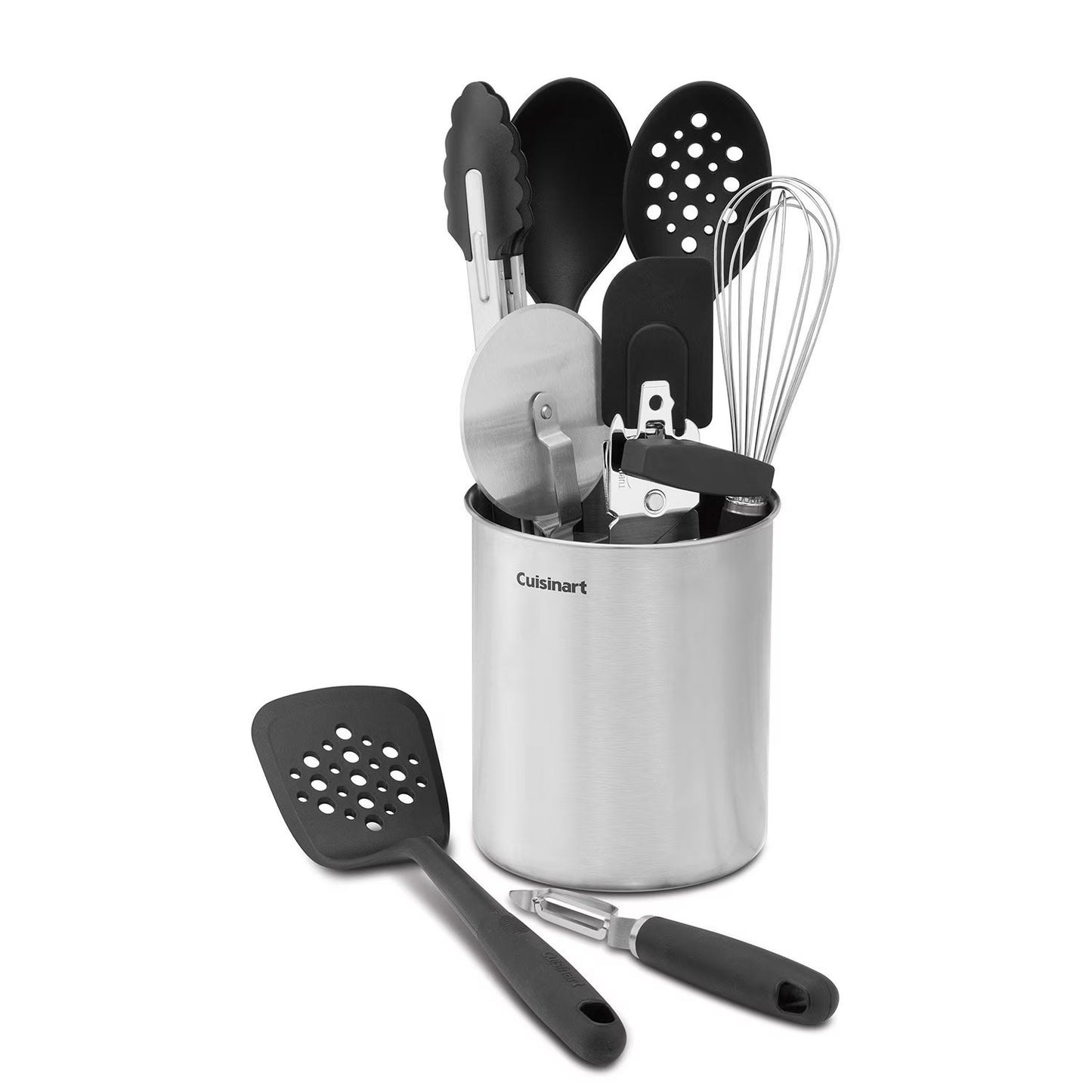 10-Piece Primary Tool & Gadget Set with Stainless Steel Crock