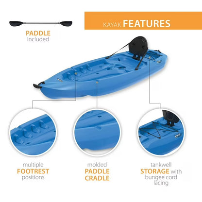 Lotus 8' Sit-On-Top Kayak, Paddle Included