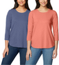 Kirkland Signature Women's Slub Tee, 2-pack
