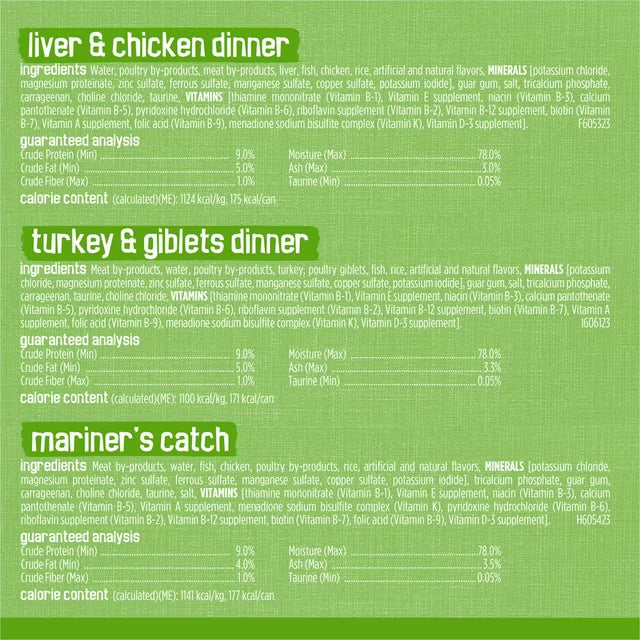 Adult Pate Wet Cat Food, 5.5 oz., 60 ct.