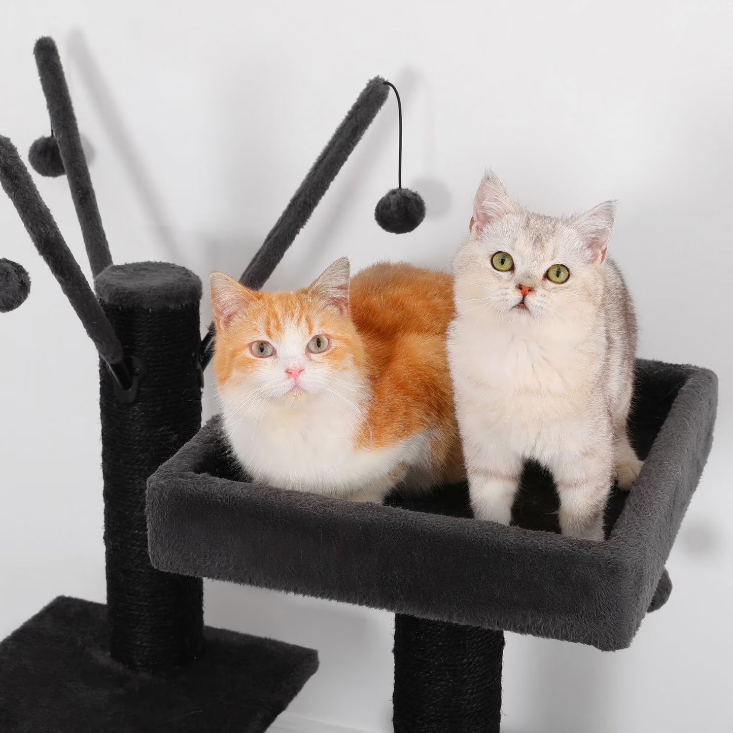 Multi-Functional Cat Tower, 73.6 in., Dark Grey