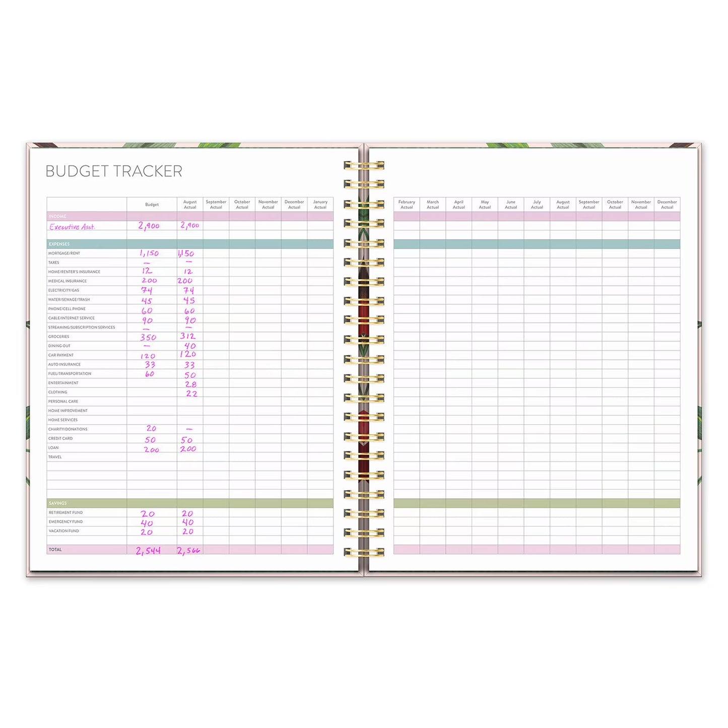 2026 Extra-Large Spiral Planner