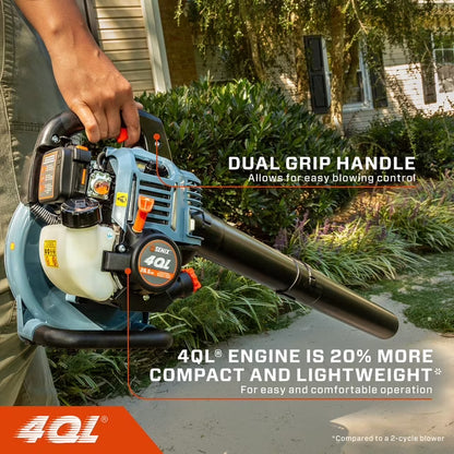 SENIX 4QL® 26.5cc 4-Cycle Gas Powered Handheld Leaf Blower