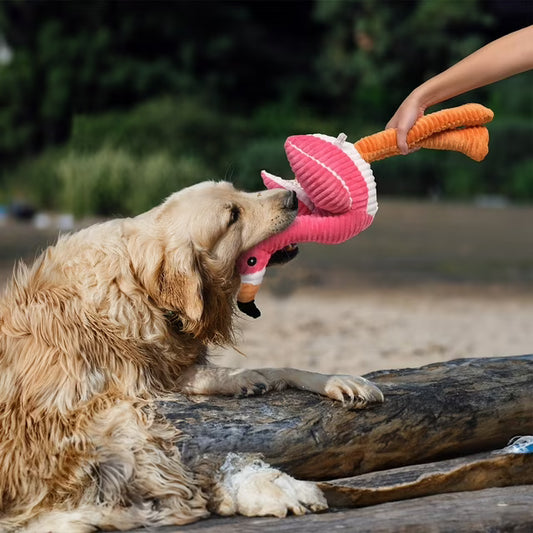 Flamingo Durable Long Rope Dog Toy