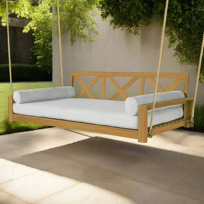 Modern Farmhouse Teak Daybed Swing