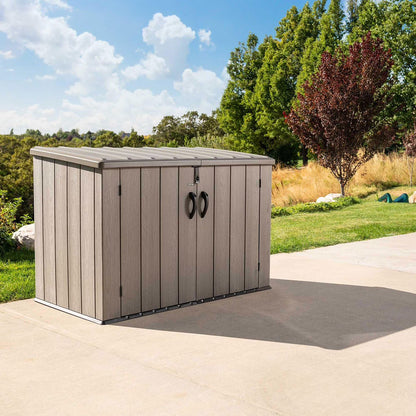 75 cu. ft. Horizontal Storage Shed, Light Brown