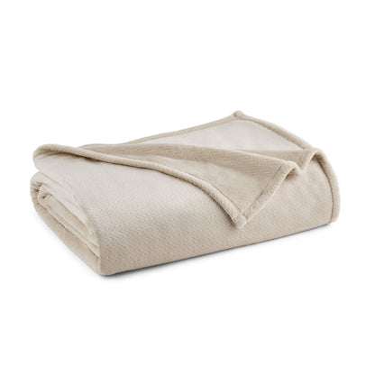 Herringbone Velvet Plush Blanket