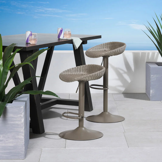 Portofino Airlift Barstool, 2-pack