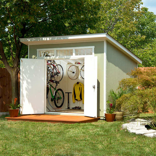 Yardline Aston 10' x 7.5' Wood Shed – Do It Yourself Assembly
