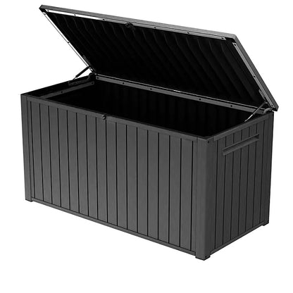 Keter 170 Gal. Resin Deck Box Large Indoor/Outdoor Storage