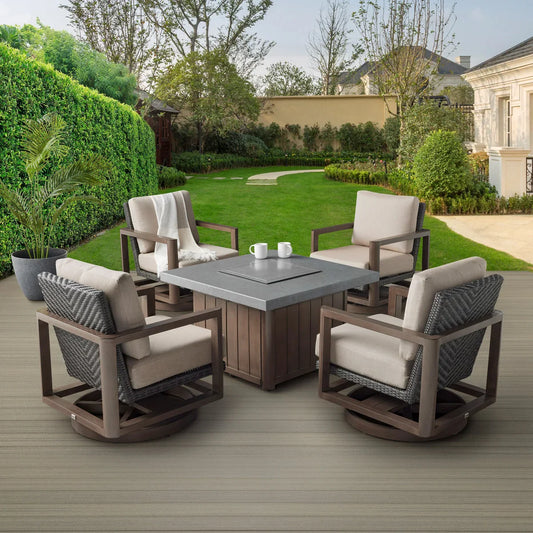 Ashford 5-piece Fire Chat Outdoor Seating Set