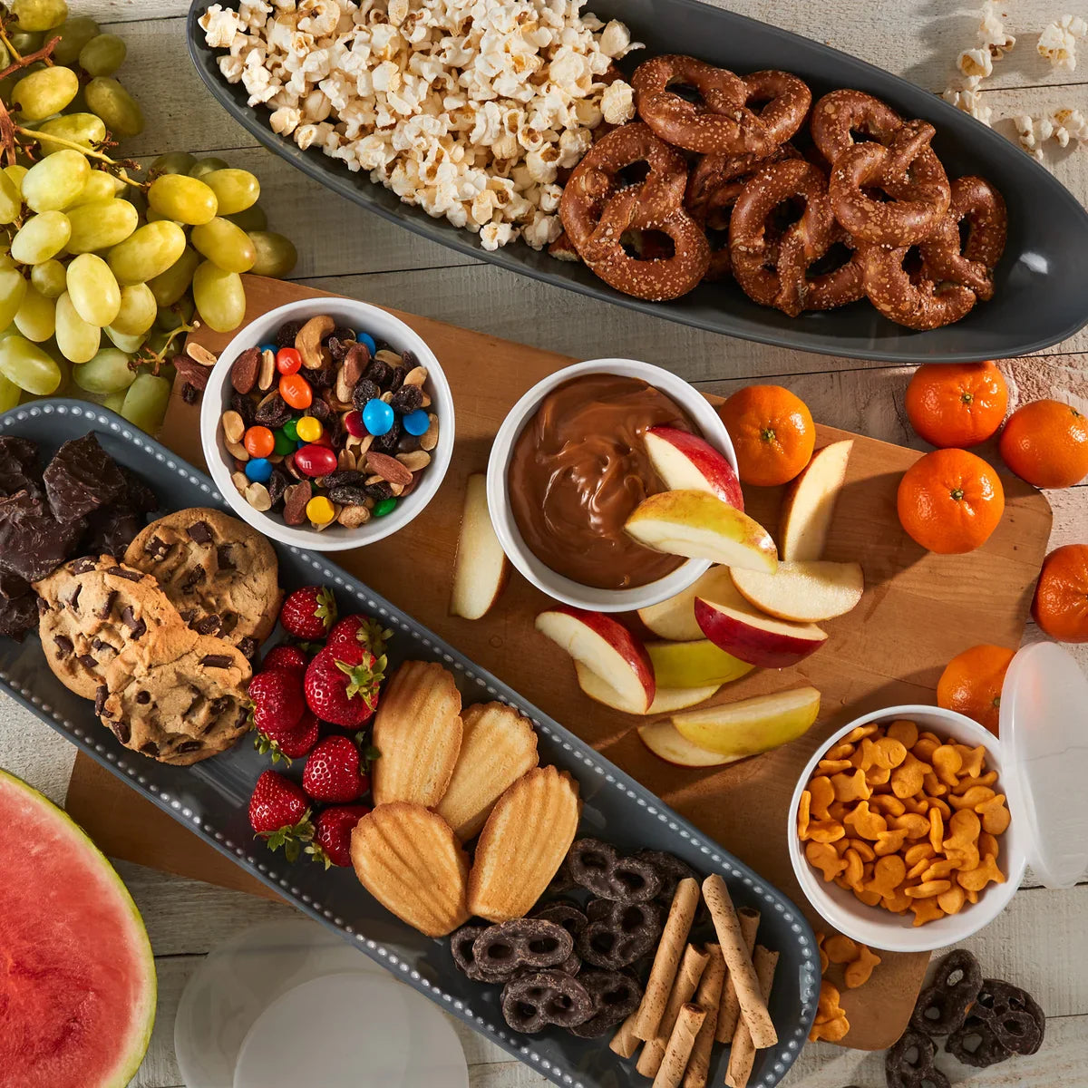 Pandex 5-piece Beaded Melamine Serveware Set