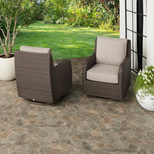Oakland 2-piece Swivel Glider Chairs