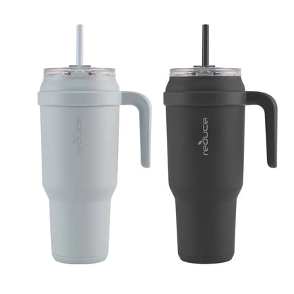 Reduce Cold1 50-oz. Soft Grip Tumbler With Handle & Straw, 2 pack, Assorted Colors