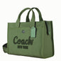 Canvas Cargo Tote Bag, Soft Green