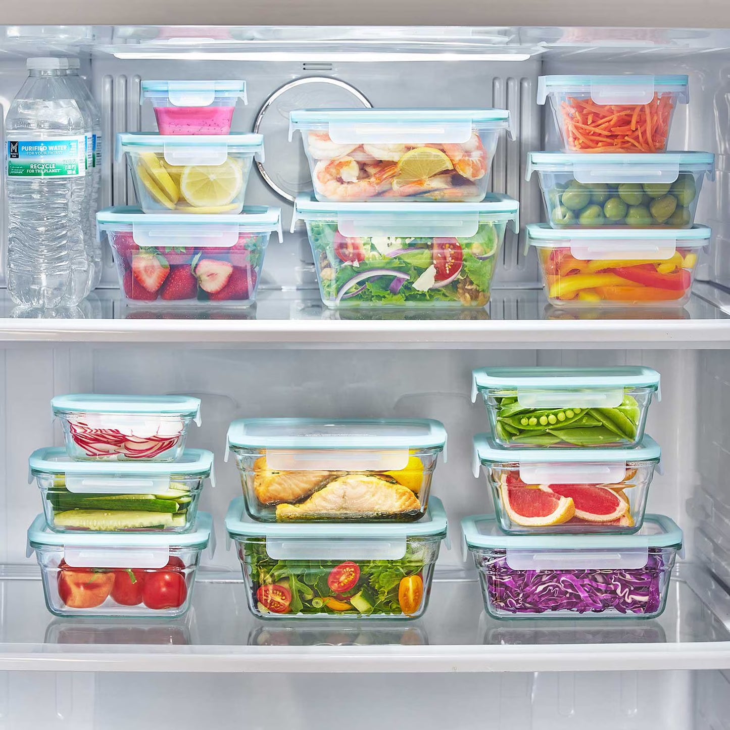 24-Piece Plastic Food Storage Set