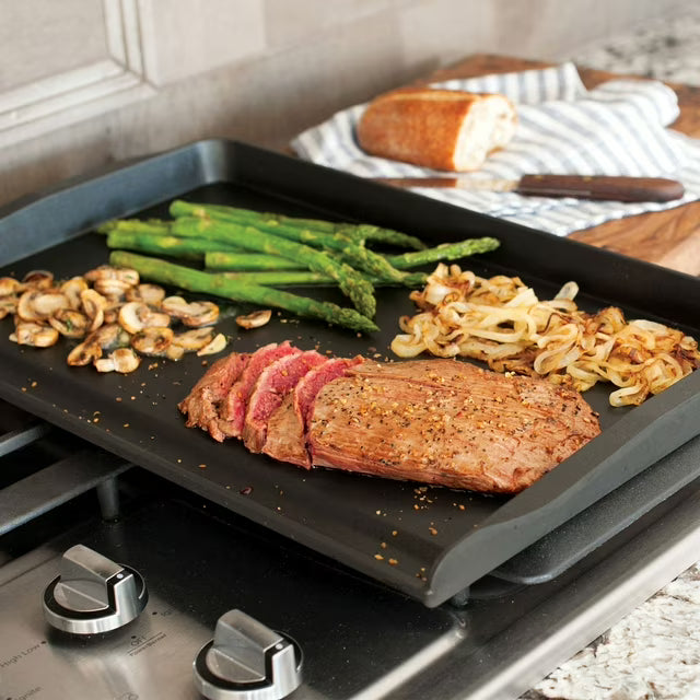 Ceramic Nonstick Double Backsplash Griddle