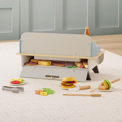 Wooden Tabletop BBQ Playset