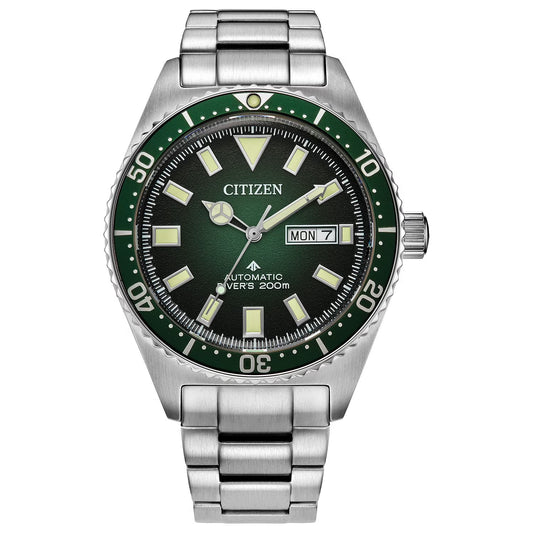 Automatic Men's Promaster Dive Sea Auto Silver-Tone Stainless Steel Bracelet