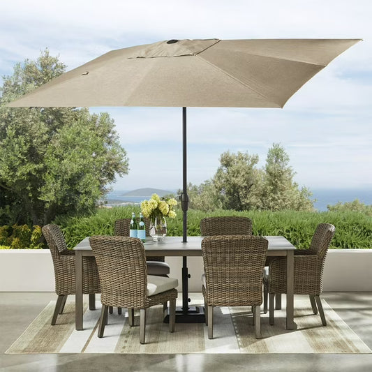 10' Rectangular Umbrella with Sunbrella Fabric