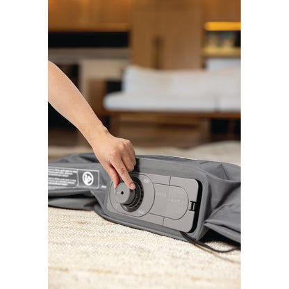 20” Queen Air Mattress, Stronger and PVC-Free with Built-In Pump