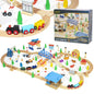 Wooden Train Set, 100 pc.