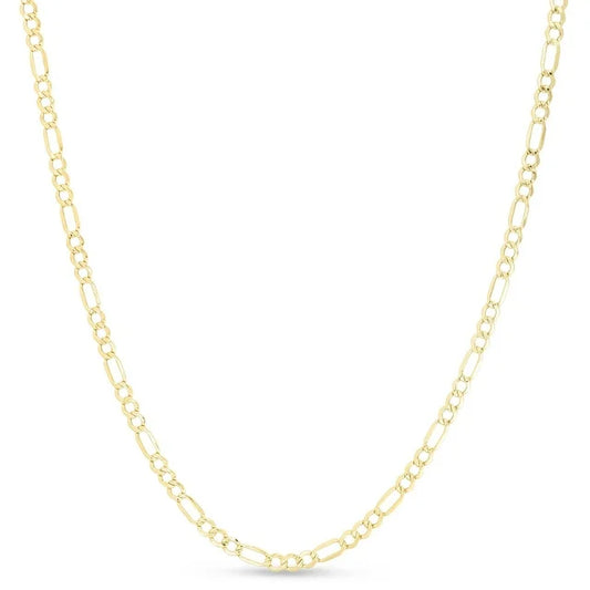 Lite Figaro Necklace in 14K Yellow Gold
