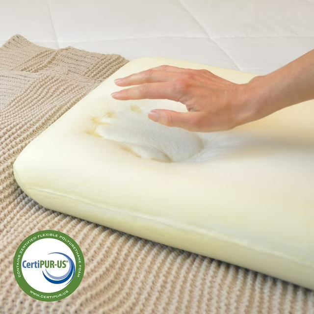 Luxury Resort Queen Memory Foam Pillow with Cooling Cover, Set of 2