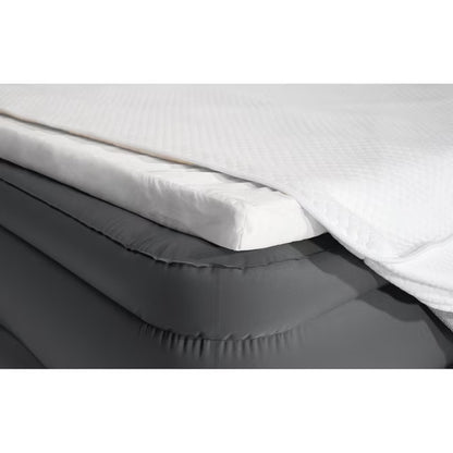 20” Queen Air Mattress with Memory Foam-Top and Digital Pump
