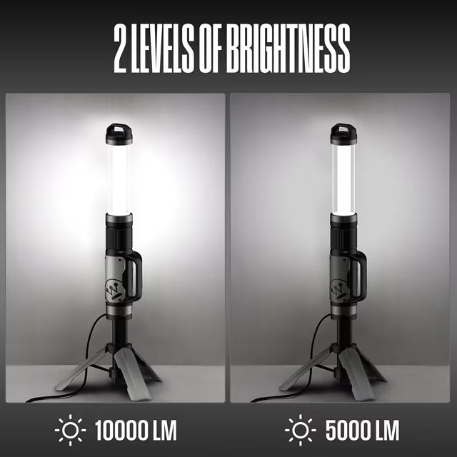 Corded 10000 Lumen LED Plug In Tripod Work Light