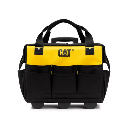 18-inch Rolling Tool Bag, 75 lbs Capacity, Tool Storage, CAT