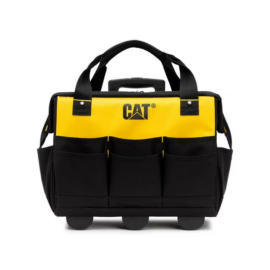 18-inch Rolling Tool Bag, 75 lbs Capacity, Tool Storage, CAT