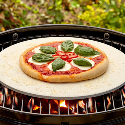 Grill Stone Pizza Kit With Peel & Cutter
