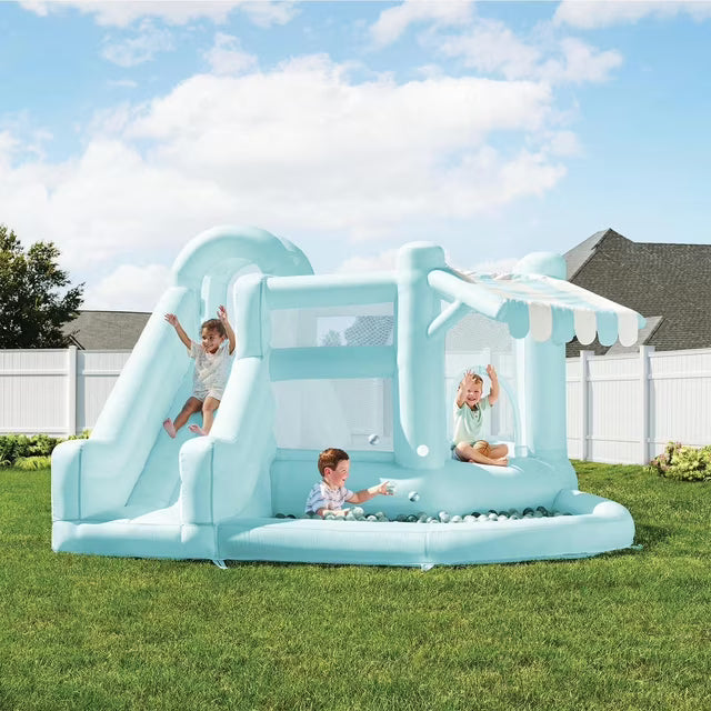 Bounce House with Canopy & Slide