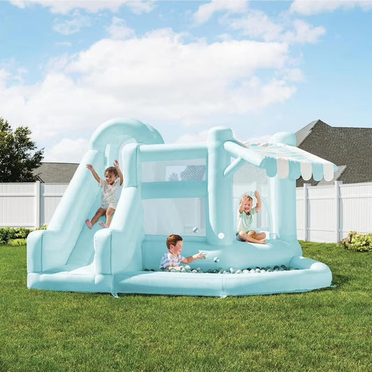 Bounce House with Canopy & Slide