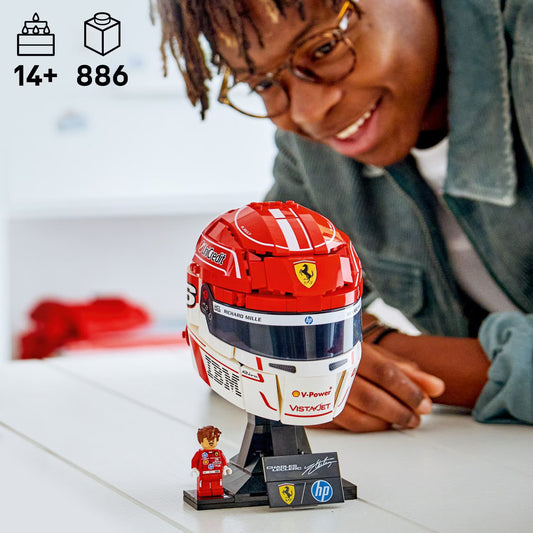 LEGO Editions Scuderia Ferrari HP Charles Leclerc Helmet, 886 pc.