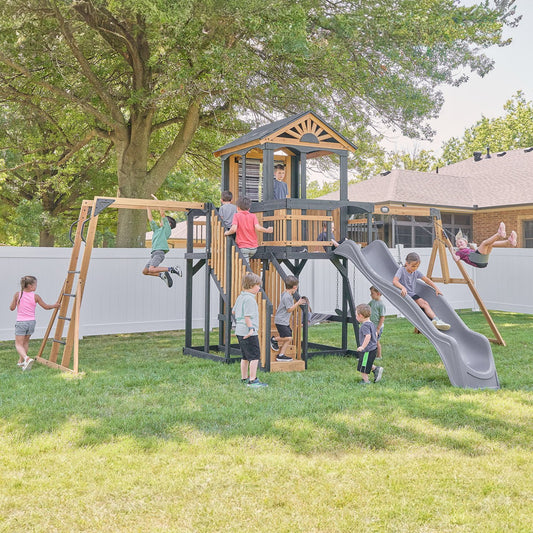 Backyard Discovery Oceanview II Cedar Wood Swing Set