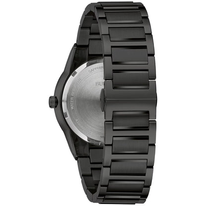 Modern Black Ion Plated Bracelet Watch, 41mm