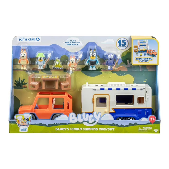 Family Camping Cookout Playset