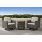 Breck Patio Fire Chat Set with Sunbrella Fabric