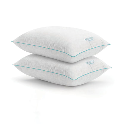 2-Pack Heirloom Jacquard Down Alternative Bed Pillows