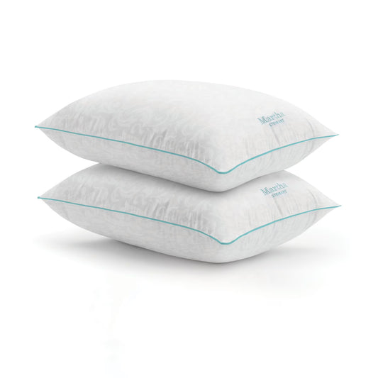 2-Pack Heirloom Jacquard Down Alternative Bed Pillows
