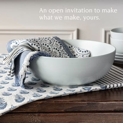 Over&Back Coupe Stoneware Tall Serving Bowl